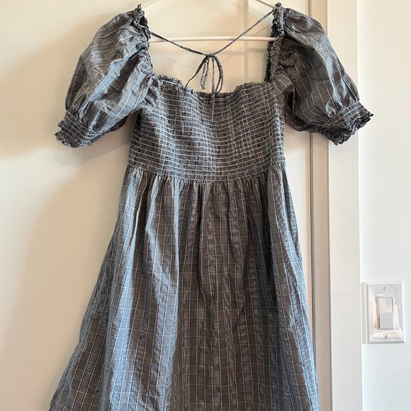 Hill House Home Athena Dress in Tai Check - Picture 6 of 6